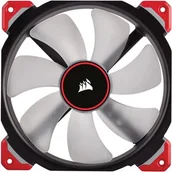 Wentylatory komputerowe - Corsair CO-9050047-WW ML Series ML140 LED Premium wentylator komputerowy z łożyskiem magnetycznym, 140 mm, czerwone podświetlenie LED, czarno-czerwony CO-9050047-WW - miniaturka - grafika 1