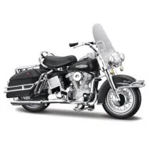 MAISTO 39360-98 HD 1966 FLH Electra Glide czarny 1:18 - Samochody i pojazdy dla dzieci - miniaturka - grafika 1