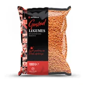 Ziarna i nasiona roślin strączkowych - Soczewica Czerwona 1kg – Bogactwo Białka i Błonnika - miniaturka - grafika 1