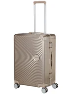 Walizki - Walizka średnia American Tourister Soundbox Alu - bronze - miniaturka - grafika 1