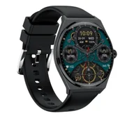 Smartwatch - Maxcom Ecowatch 5 45mm Czarny - miniaturka - grafika 1