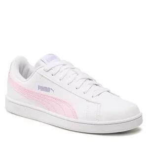 Buty dla dziewczynek - Sneakersy Puma Up Jr 373600 28 Puma White/Pearl Pink/Violet - grafika 1