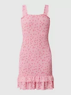 Sukienki - Sukienka mini z kwiatowym wzorem model ‘Aylin’ - miniaturka - grafika 1