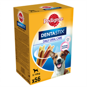 Przysmaki dla psów - Pedigree Megapakiet Pedigree Dentastix 112 szt + Pakiet Pedigree Saszetki w galarecie 12 x 100 g gratis! Dla małych psów 1760 g + Pedigree w sosie - miniaturka - grafika 1
