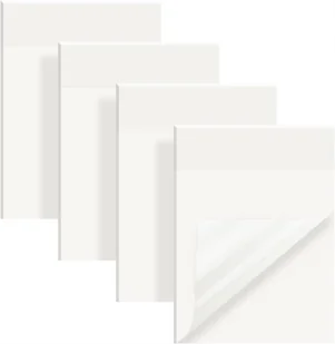 KARTECZKI SAMOPRZYLEPNE PRZEZROCZYSTE 70x95mm-200szt - Gadżety  do biura - miniaturka - grafika 1