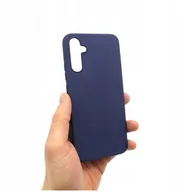 Etui i futerały do telefonów - Etui do Samsung Galaxy A34 5G Jelly granatowe MAT Pokrowiec Case Obudowa ochronna - miniaturka - grafika 1