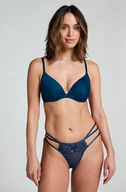 Majtki damskie - Hunkemöller Stringi Melda Niebieski - miniaturka - grafika 1