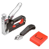 Narzędzia warsztatowe - Topex Grupa sp. z o.o. S.K. Zszywacz tapicerski 6-8 mm zszywki J wyciągacz do zszywek 41E915 - miniaturka - grafika 1