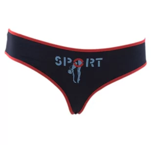 stringi ATLANTIC ARC ALH-011 (kolor granat, rozmiar S) - Majtki damskie - miniaturka - grafika 3