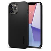 Etui i futerały do telefonów - Spigen THIN FIT ETUI NA IPHONE 12 PRO MAX BLACK 17007 - miniaturka - grafika 1