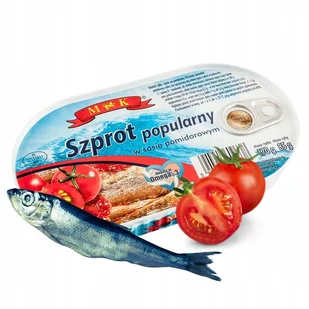 MK Szprot w sosie pomidorowym 170 g - Konserwy i dania rybne - miniaturka - grafika 1