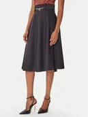 Spódnice - Rinascimento Spódnica trapezowa CFC0126216003 Czarny Regular Fit - miniaturka - grafika 1