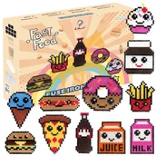 Prace ręczne dla dzieci - Koraliki Do Prasowania La Manuli - Zestaw FastFood, 4000 Szt. - miniaturka - grafika 1