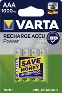 Ładowarki i akumulatory - Varta Akumulator Power AAA / R03 1000mAh 40 szt. - miniaturka - grafika 1