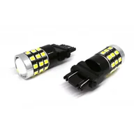 Żarówki samochodowe - P27/7W Żarówka Led 3157 12-24V Canbus 1400Lm Biała Z Soczewką Motoledy - miniaturka - grafika 1