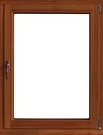 Okna - Lupol 2-szybowe fasadowe lakier kolor afromozja O14 RU 865x1135 mm - miniaturka - grafika 1