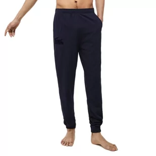 Spodnie Lacoste Loungewear Shell 3H5422-423 - granatowe - Spodnie sportowe męskie - miniaturka - grafika 1