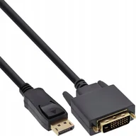 Kable komputerowe i do monitorów - Kabel InLine InLine® DisplayPort to DVI Converter Cable black 10m - miniaturka - grafika 1