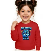 Bluzy dla dziewczynek - BLUZA DZIECIĘCA 67 SIX SEVEN VIRAL GAMER BRUH 110-116 DLA CHŁOPCA - miniaturka - grafika 1
