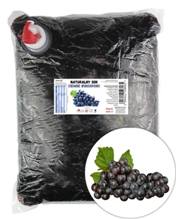 Sok z Winogron Ciemnych Tłoczony 5l - Soki i napoje niegazowane - miniaturka - grafika 1
