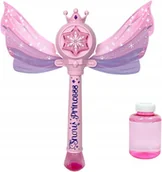 Bańki mydlane - MAGICZNA RÓŻDŻKA KSIĘŻNICZKI DO ROBIENIA BANIEK MYDLANYCH ŚWIATŁA MUZYKA - miniaturka - grafika 1