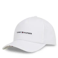 Czapki męskie - Czapka z daszkiem Tommy Hilfiger Th Foundation Soft 6 Panel Cap AM0AM13162 Biały - miniaturka - grafika 1