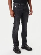 Spodnie męskie - KARL LAGERFELD Jeansy 265501 500843 Czarny Slim Fit - miniaturka - grafika 1