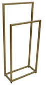 Wieszaki łazienkowe - Złoty stojak na ręczniki 45 cm Z6-D27 - miniaturka - grafika 1