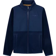 Bluzy dla chłopców - Hackett London Chłopięca bluza z Heritage Number Fz, Niebieski (granatowy), 7 Lat - miniaturka - grafika 1