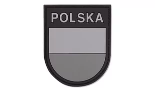101 Inc. - Naszywka 3D - Polska tarcza - Szary - 444130-7017 - Odzież taktyczna i umundurowanie - miniaturka - grafika 1