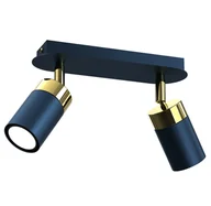 Lampy sufitowe - Podwójna nowoczesna niebieska lampa sufitowa - K473 Z1-N92 - miniaturka - grafika 1