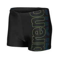 Kąpielówki męskie - Dziecięce Bokserki kąpielowe ARENA BOY'S SWIM SHORT GRAPHIC 005548/500 – Czarny - miniaturka - grafika 1