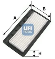 Filtry powietrza - Filtr powietrza UFI Filtry 30.496.00 - miniaturka - grafika 1