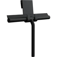 Myjki do okien - Ściągaczka prysznicowa z uchwytem, 21 cm, do mycia okien, luster, płytek i szyb samochodowych, czarna - miniaturka - grafika 1