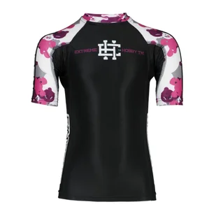 Rashguard dla dzieci do MMA z krótkim rękawem EXTREME HOBBY PINK TEDDY BEAR - Kimona, stroje i obuwie - miniaturka - grafika 1