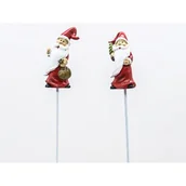 Ozdoby bożonarodzeniowe - Święty Mikołaj na piku 30 cm mix wzorów - miniaturka - grafika 1