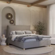 Łóżka - Łóżko Mono kontynentalne 120x200 cm, Grupa 1, Pojemnik: Nie ramowe/kontynentalne, tapicerowane, z pojemnikiem TAK/NIE - miniaturka - grafika 1