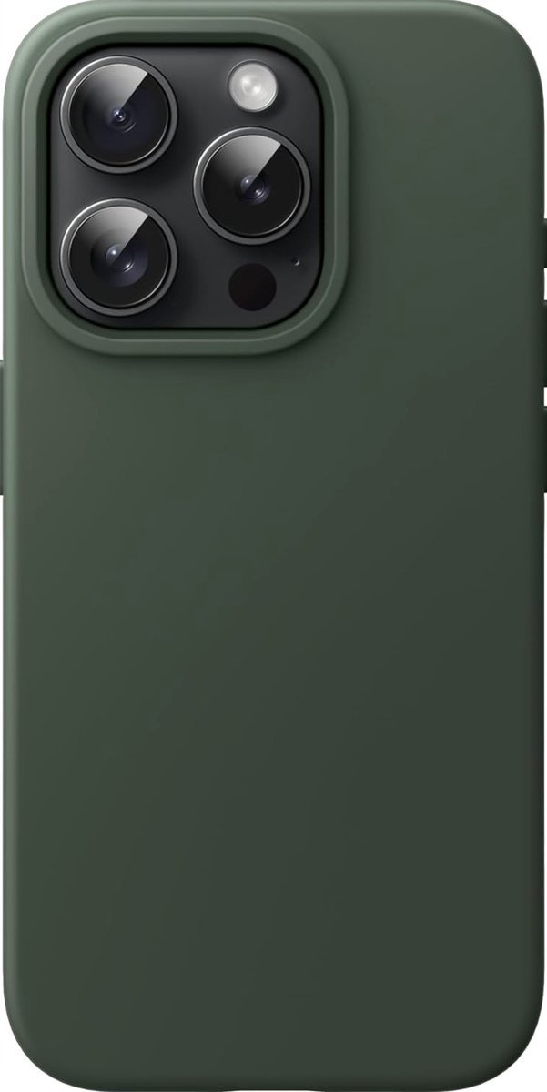 JETech Silikonowe Etui dla iPhone 15 Pro 6,1 Cala, Jedwabisty Miękki w Dotyku Futerał Ochronny na Całe Ciało, Odporny na Wstrząsy Case (Cyprysowy)
