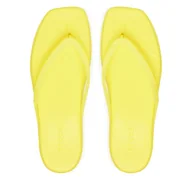Klapki i japonki damskie - Japonki Crocs Miami Frosted Flip 211474 Zielony - miniaturka - grafika 1