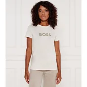 Koszulki i topy damskie - BOSS ORANGE T-shirt C_Elogo_5 | Regular Fit - miniaturka - grafika 1