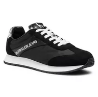 Sneakersy damskie - Calvin Klein Jeans Sneakersy Jerrold B4S0717 White/Silver - miniaturka - grafika 1