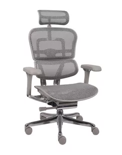 Fotel biurowy, krzesło biurowe Ergonomiczny fotel biurowy Ergohuman 2 Elite Pro GS Grey - Fotele i krzesła biurowe - miniaturka - grafika 1