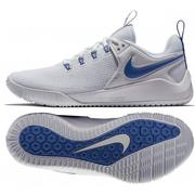 Siatkówka - Buty siatkarskie Nike Air Zoom Hyperace 2 M AA0286-104 białe , biały - miniaturka - grafika 1