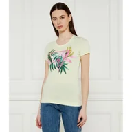 Koszulki i topy damskie - GUESS T-shirt Slim Fit - miniaturka - grafika 1