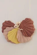 Girlandy - Girlanda dekoracyjna lniana muszelki "Marsala" - miniaturka - grafika 1