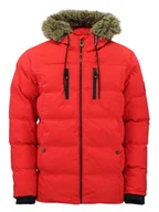 Kurtki męskie - Peak Mountain Kurtka pikowana "Canory" w kolorze czerwonym - miniaturka - grafika 1