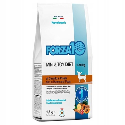 FORZA10 Mini Dieta końska & groch - 1,5 kg