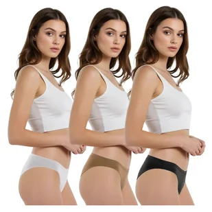 Figi damskie 3 pack mix kolor bielizna wygodne bawełniane Captain Mike S - Majtki damskie Figi damskie 3 pack mix kolor bielizna wygodne bawełniane Captain Mike S - Majtki damskie - miniaturka - grafika 1