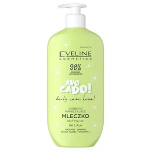 EVELINE Daily Care Hero! Głęboko Nawilżające Mleczko odżywcze do ciała Avocado 350ml - Balsamy i kremy do ciała - miniaturka - grafika 2