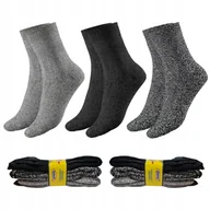 Skarpetki męskie - 6x Męskie SKARPETY WEŁNIANE Grube BEZUCISKOWE r. 43-46 - miniaturka - grafika 1